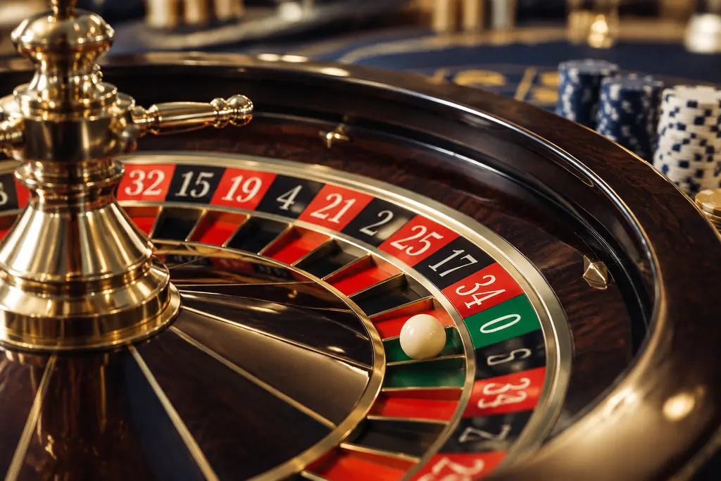 Detail roda roulette bernol tunggal